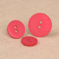Bouton 2 TROUS irisé 18mm 516 fuchsia