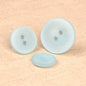 Bouton 2 TROUS irisé 15mm 542 bleu layette