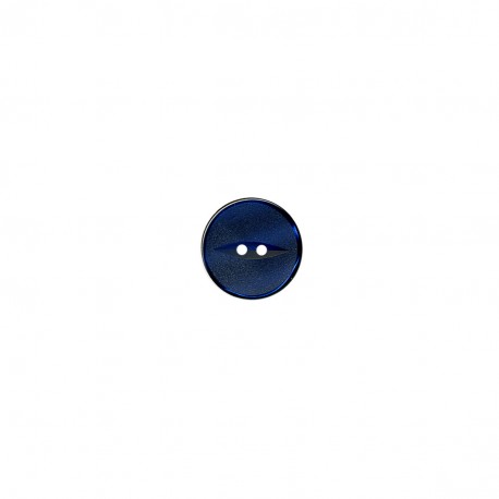 Bouton oeil de chat 2 trous 20mm 560 Marine