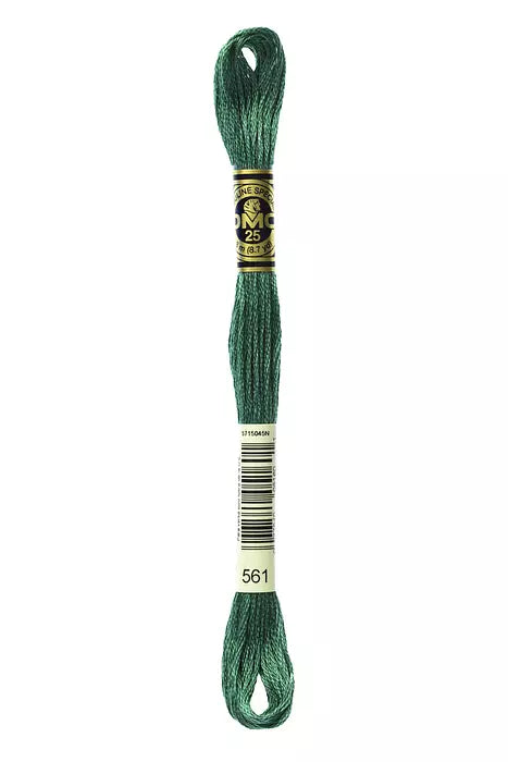 Fil à broder Mouliné Spécial DMC 561 Vert cyprès