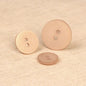Bouton 2 TROUS irisé 15mm 572 beige pierre