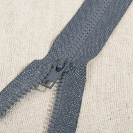 Fermeture éclair injectée n°5 séparable 579 gris anthracite