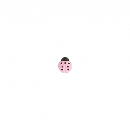 Bouton Coccinelle 15 mm 513 Rose