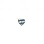 Bouton coeur 2 trous 15 mm 832 gris