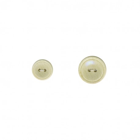 Bouton Granit 2 trous 20 mm 841 Ivoire