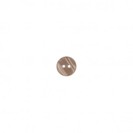 Bouton 2 trous 13 mm 008 brun