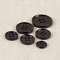 Bouton Classique 4 trous 19 mm 580 noir