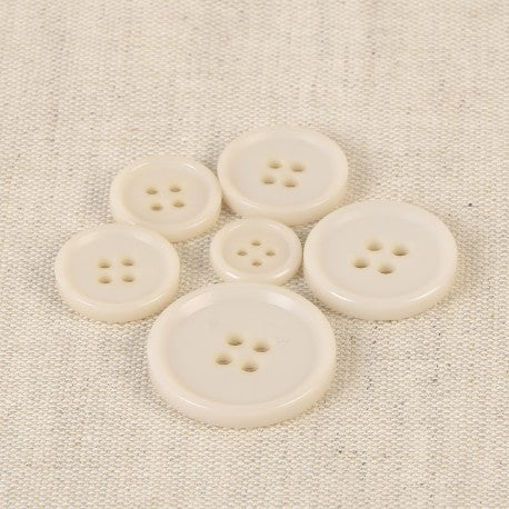 Bouton Classique 4 trous 19 mm 841 ivoire