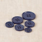 Bouton Classique 4 trous 11 mm 919 bleu foncé