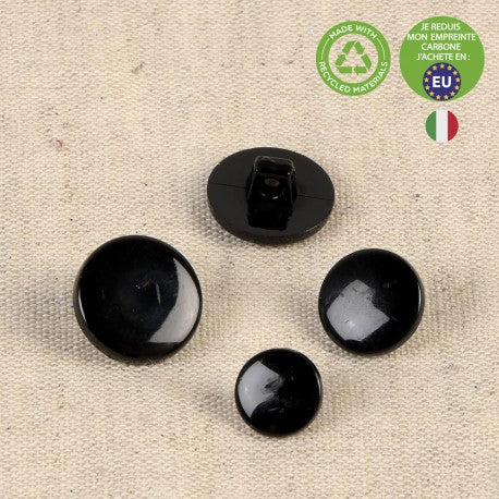 Bouton pastille culot recycl� 15 mm 580 noir