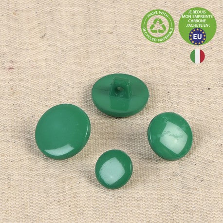 Bouton pastille culot recycl� 12 mm 020 bleu canaries