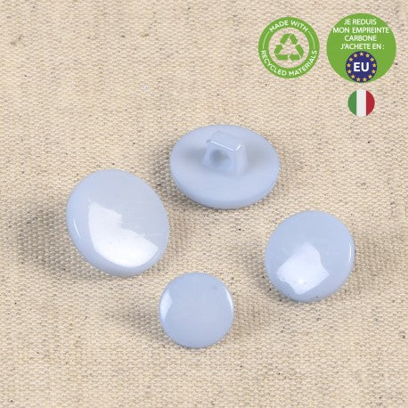 Bouton pastille culot recycl� 15 mm 542 bleu layette