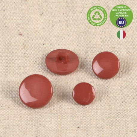 Bouton pastille culot recycl� 15 mm 850 rouille