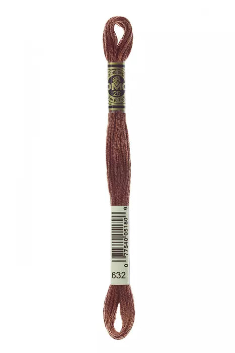Fil à broder Mouliné Spécial DMC 632 Cacao