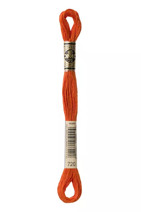 Fil à broder Mouliné Spécial DMC 720 Rouille