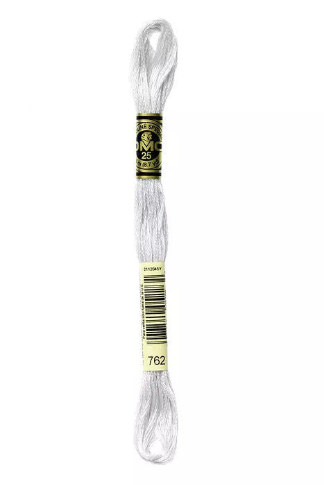 Fil à broder Mouliné Spécial DMC 762 Gris perle