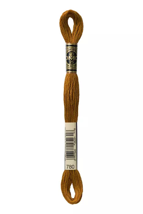 Fil à broder Mouliné Spécial DMC 780 Châtaignier