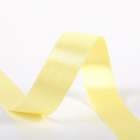 Ruban satin double face 6 mm 79 jaune paille