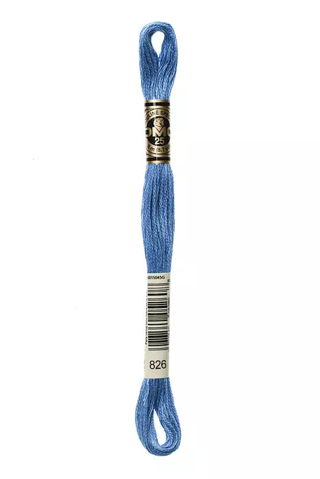 Fil a broder Mouline Special  DMC 826 Bleu touareg