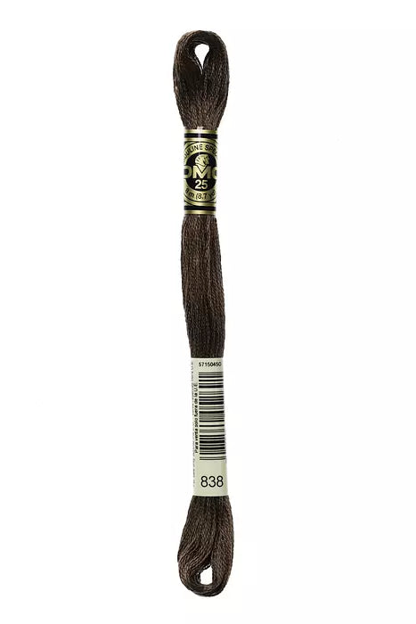 Fil a broder Mouline Special DMC 838 Bois fonce