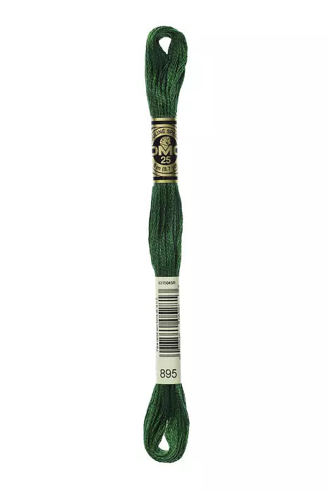 Fil a broder Mouline Special  DMC 895 Vert bouteille