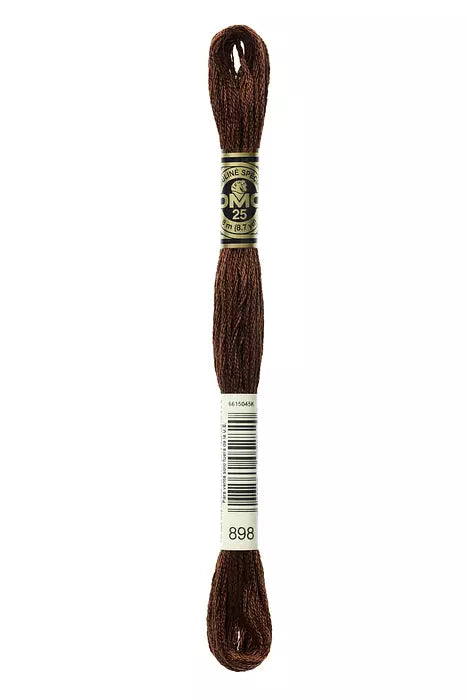 Fil a broder Mouline Special  DMC 898 Furet metallise