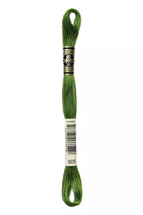 Fil a broder Mouline Special  DMC 905 Vert perruche