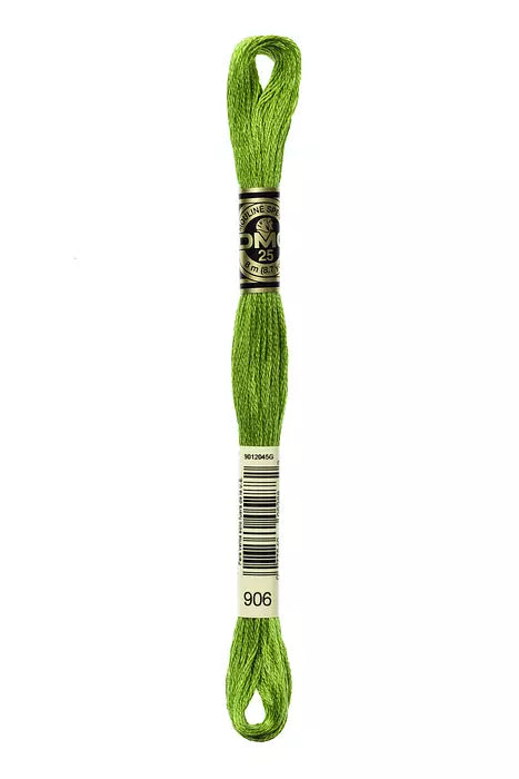 Fil a broder Mouline Special  DMC 906 Vert pomme