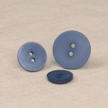 Bouton 2 TROUS irisé 18mm 919 navy