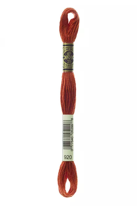 Fil a broder Mouline Special  DMC 920 Ocre terre de Sienne