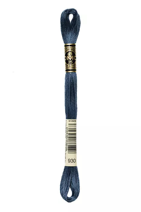 Fil a broder Mouline Special  DMC 930 Ardoise grise