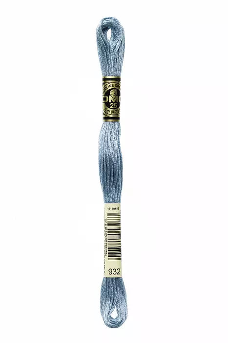 Fil a broder Mouline Special  DMC 932 Mouette bleutee