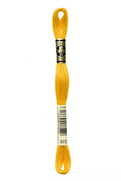 Fil a broder Mouline Special DMC 972 Jaune curry