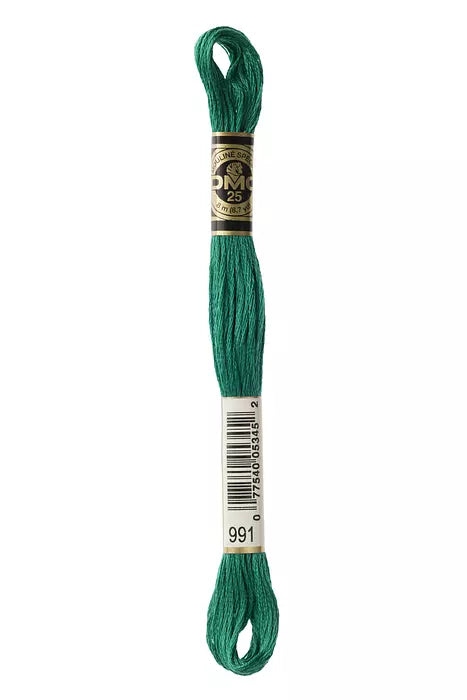 Fil à broder Mouliné Spécial DMC 991 Vert empire