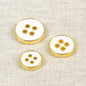Bouton laqué 18mm 4 trous 501 Blanc