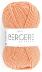 Sport+ abricot 50% laine 50% acrylique