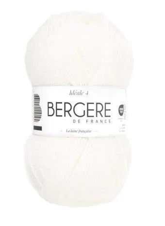 Idéal 4 blanc 50% laine 50% acrylique