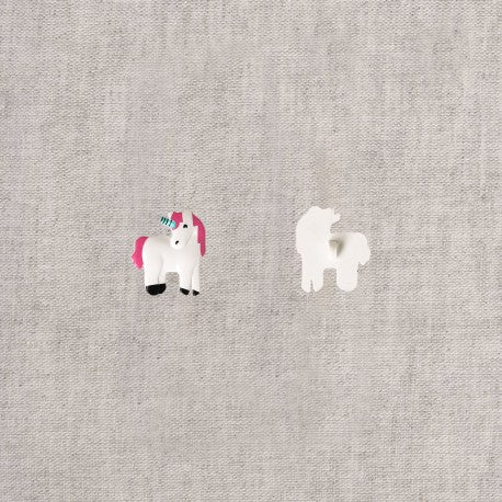 BOUTONS ANIMAUX Licorne 24mm