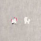 BOUTONS ANIMAUX Licorne 24mm