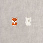 BOUTONS ANIMAUX Renard 24mm