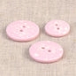 Bouton 2 trous 20 mm plastique recyclé 512 rose layette