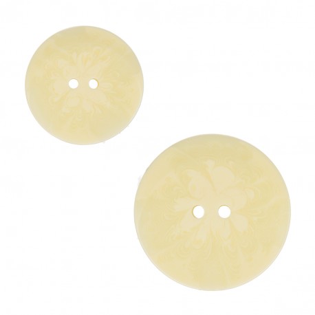 Boutons 2 trous 38mm 841 ivoire