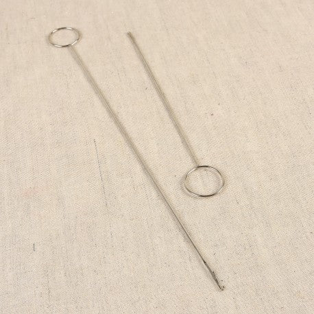 Lot de 2 crochets retourne biais
