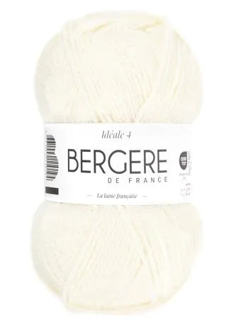 Idéal 4 écru 50% laine 50% acrylique