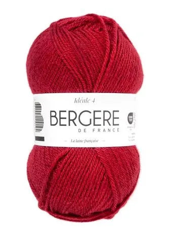 Idéal 4 grenat 50% laine 50% acrylique