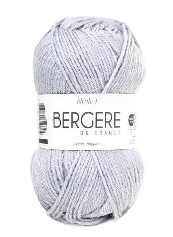 Idéal 4 gris perle 50% laine 50% acrylique