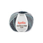 Azteca fine Lux Laine Katia 405 - Bleu-Émeraude-Gris clair