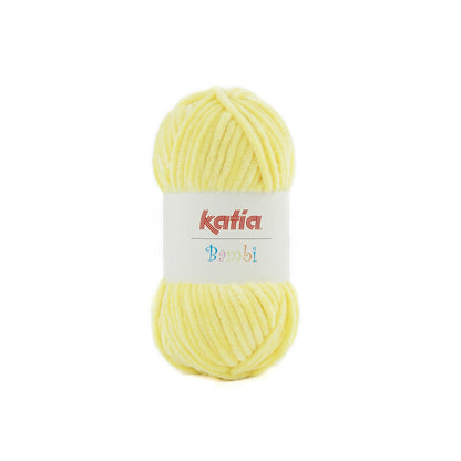 Bambi 329 jaune clair Laine Katia