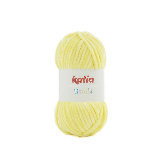 Bambi 329 jaune clair Laine Katia