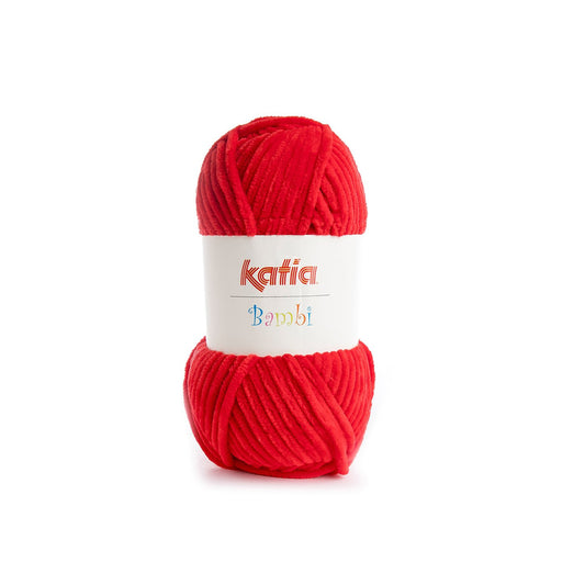 Bambi 312 rouge Laine Katia